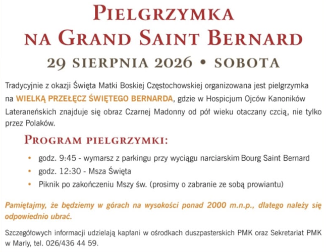 Pielgrzymka Na Grand Saint Bernard 2